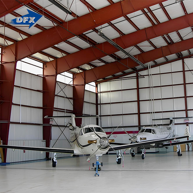 Aircraft Paint Hangar Structure